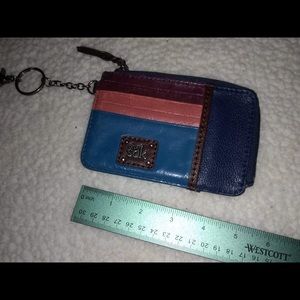 Compact leather wallet from The Sak